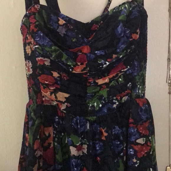 HD in Paris Anthro Corduroy Floral dress! - Picture 5 of 8